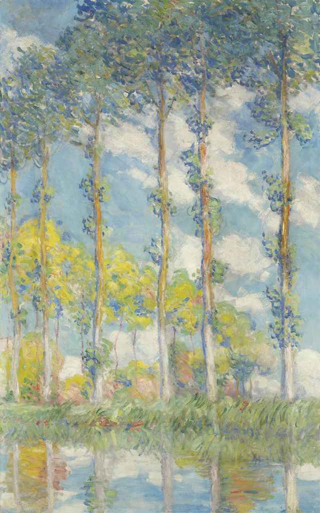 Poplars Claude Monet W1301 Private Collection